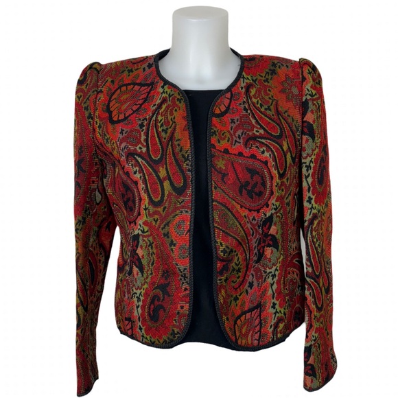 Mr.Jax Jackets & Blazers - Vintage Mr. Jax Elegant Tapestry Paisley Women's Blazer